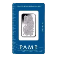 1 oz PAMP Suisse Platinum Bar - Lady Fortuna(New w/Assay)