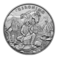 1 Oz Geronimo Design .999 Fine Silver Round (New)