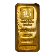 10 oz Baird & Co. Gold Cast Bullion Bar - Pre-Owned