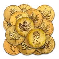 Pre-Owned 1 oz Maple Leaf Gold Coin