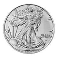 2024 1 oz American Silver Eagle Coin BU