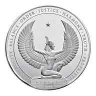 1oz Kinesis Ma'at Silver Round 2022