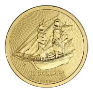 2022 Cook Islands Gold Bounty Sailing Ship 1/10oz