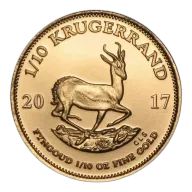1/10 Oz South Africa Gold Krugerrand (Random Year)