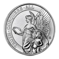 1 oz Queen's Virtues Silver Coin
