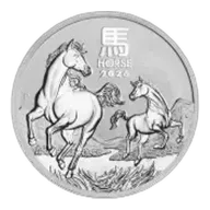 2 oz Lunar Silver Coin