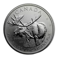 Pre-Owned 1 oz Wildlife Silver Coin