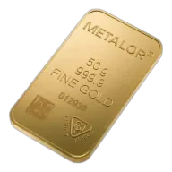 50 Gram Metalor Gold Bar