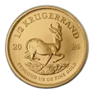2026 South Africa 1/2 oz Gold Krugerrand BU
