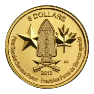 1/4 oz Canadian First Special Service Force Gold Coin (2013)