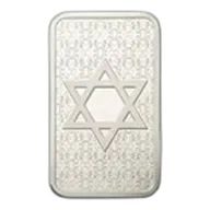 1 oz Silver Bar - PAMP Suisse Star of David