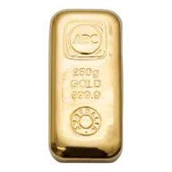 250g ABC Cast Bar Gold Bar