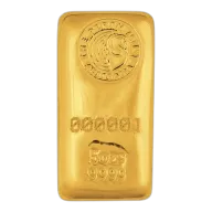 5oz Perth Mint Gold Cast Bar