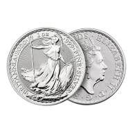 Great Britain 1 oz Silver Britannia Coin - (Random Years)