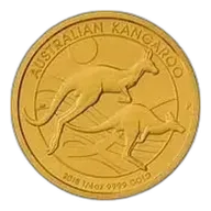 2018 0.25 oz Gold Coin Kangaroo Nugget Perth Mint Bullion