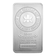 Royal Canadian Mint 10 oz Silver Bar