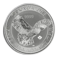 1.5 oz Snowy Owl Silver Coin