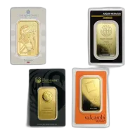 100 gram Gold Bar - Brand Varies (Carded)