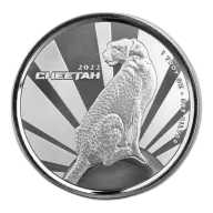 1 oz Cameroon Cheetah Silver Coin