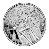1 oz PAMP Suisse Lady of Liberty Silver Round (New)