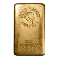 250 g GoldSecure Gold Cast Bar 999.9