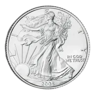 2005 Silver American Eagle - BU