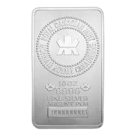 10 Oz Royal Canadian Mint (RCM) Silver Bar