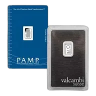 1 Gram Platinum Bar (Random Brand, In Assay Card)