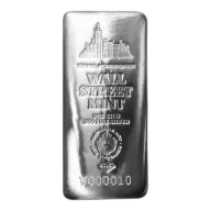 1 Kilo Wall Street Mint Silver Bar
