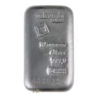 10 Ounce Valcambi Cast Silver Bar