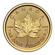 2026 1/20 oz Canadian .9999 Fine Gold Maple Leaf Coin BU