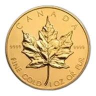 1988 Canada 1 oz Gold Maple Leaf BU