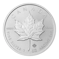 1 oz Random Year Canadian Maple Leaf Silver Coin