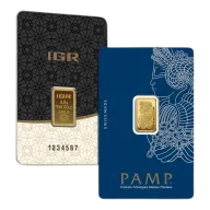 2.5 gram Gold Bar - Brand Varies (Carded)