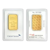 1 oz Gold Bar - Credit Suisse (Carded)