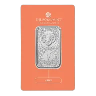 Zodiac Aries 1oz Silver Bullion Minted Bar