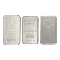 1 oz Platinum Bar - Varied Mints