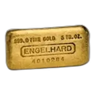 5 oz Engelhard Bar Gold Bar