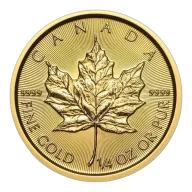 1/4 oz Maple Leaf Gold Coin