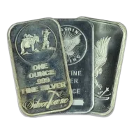 1oz Silver Bar (Assorted Brands & Designs)