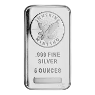 50 oz Sunshine Mint Silver Bar