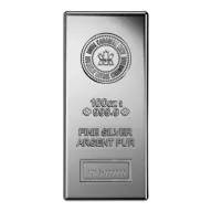 100 oz Silver Bar Royal Canadian Mint 9999 (Open Bar)