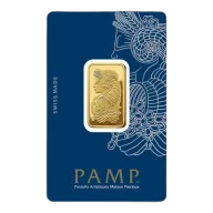 1/2 oz Gold Bar - PAMP Fortuna (Carded)