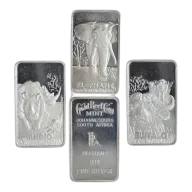 50g - Fine Silver Minted Bar - African Big 5