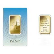 PAMP 1 Ounce Gold Ka Bah Mecca Bar