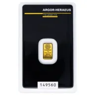 1 Gram Argor-Heraeus Kinebar Gold Bar