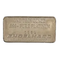 1 oz Engelhard Platinum Bar (Secondary Market, Varied Design)