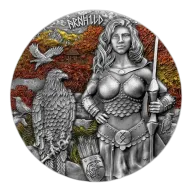 2025 2oz Valkyries Series - Arnhild .9999 Silver High Relief Round