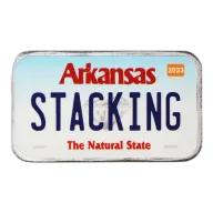 Arkansas License Plate - Stacking Across America 1oz Silver Bar
