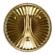 India Tanishq Jewelers 10g. Gold Round